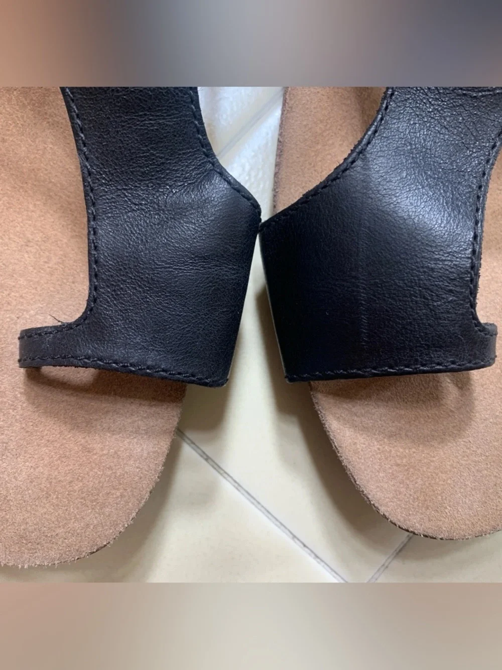 Dansko Reece Black Waxy Leather Women's Toe Loop Comfort Sandal EU 41 US 10.5-11